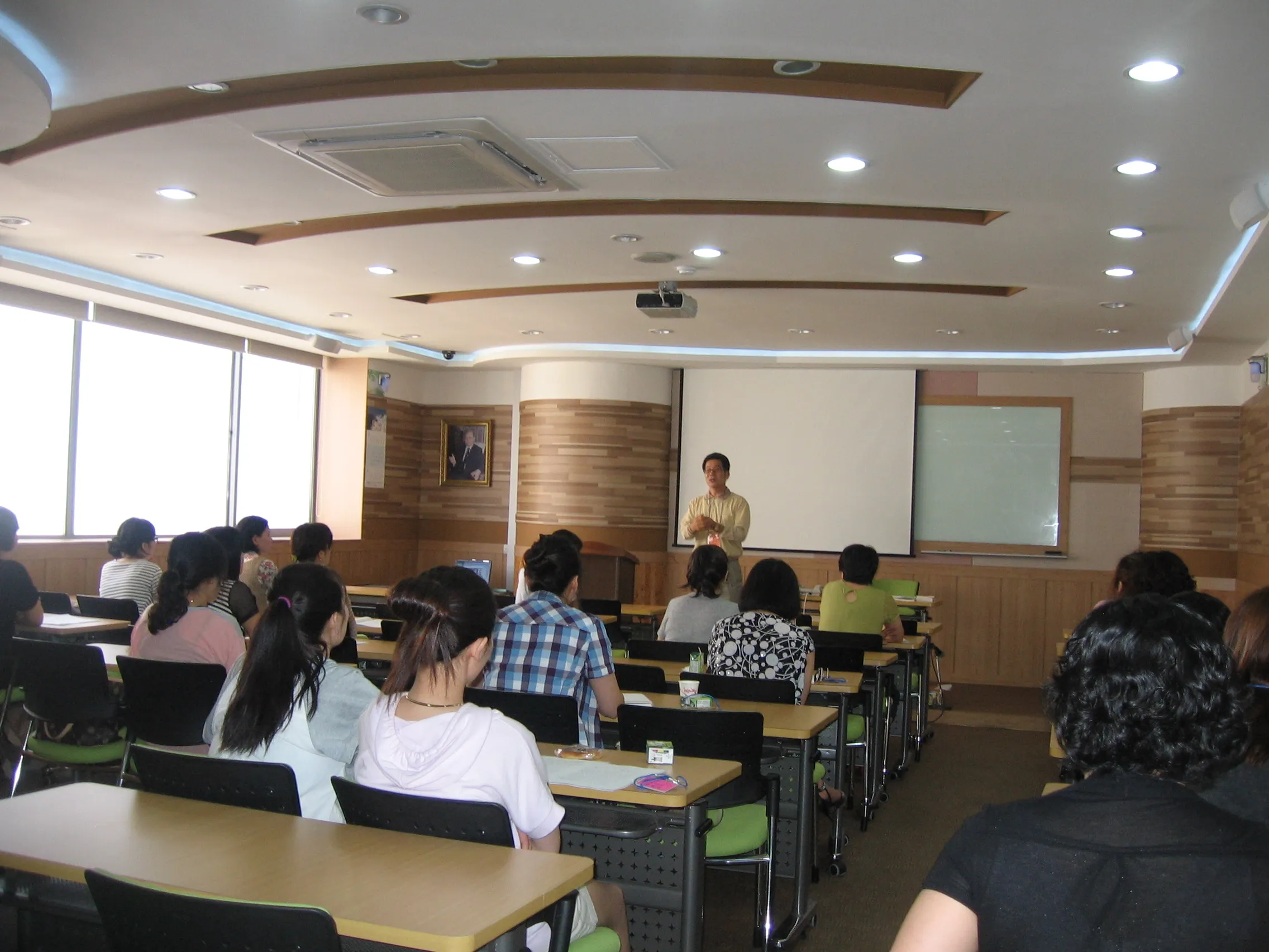 2002년 강의 사진